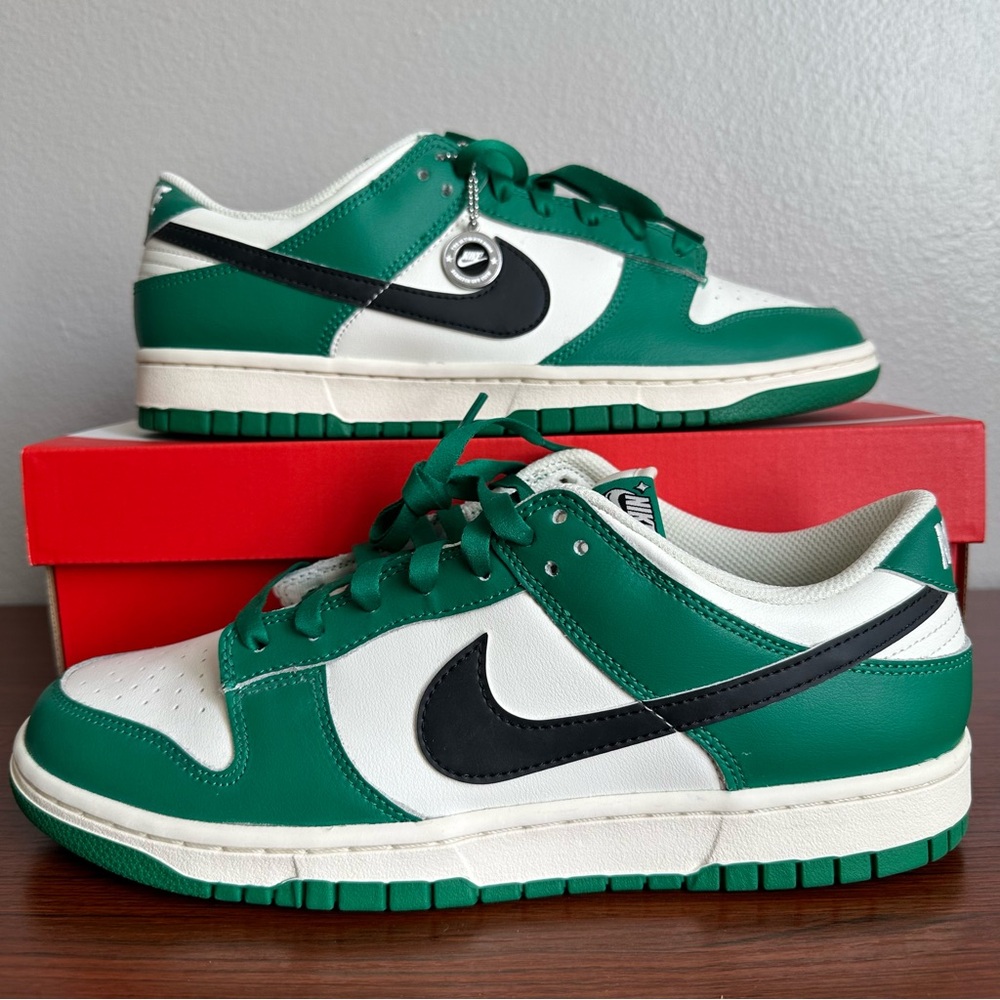 NEW mens Nike dunk low SE shoes lottery pack malachite green white 10.5